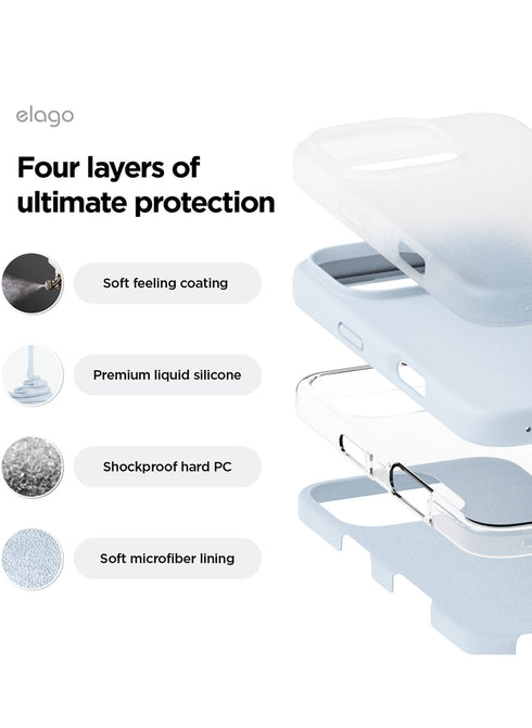 elago iPhone 16 Pro MAX Case Liquid Silicone